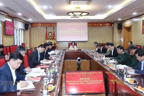 Tiểu ban Bảo vệ chính trị nội bộ TW họp phiên thứ nhất năm 2023