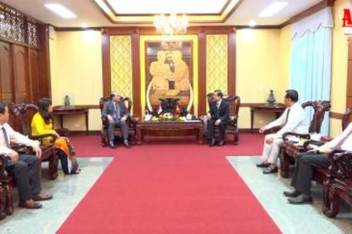 Bí thư Tỉnh ủy An Giang Lê Hồng Quang tiếp Tổng Lãnh sự Cộng hòa Singapore tại TP. Hồ Chí Minh