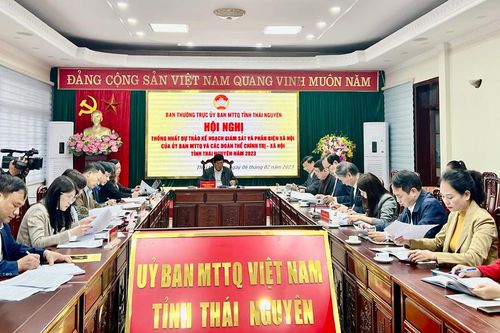 Thống nhất dự thảo kế hoạch giám sát và phản biện xã hội năm 2023