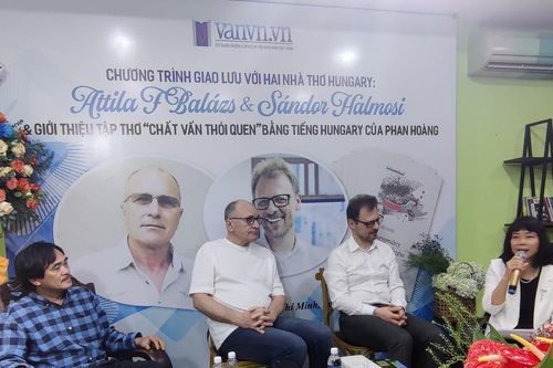 Giao lưu văn học giữa hai nhà thơ đến từ Hungary và các tác giả của TPHCM
