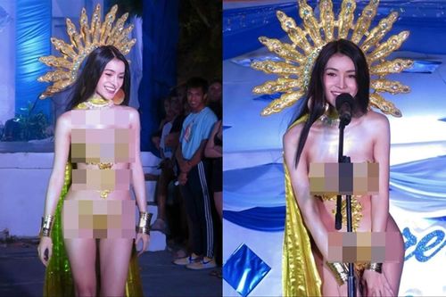 Trời ơi, trang phục dân tộc dùng để thi sắc đẹp đây sao: Truyền thái y gấp
