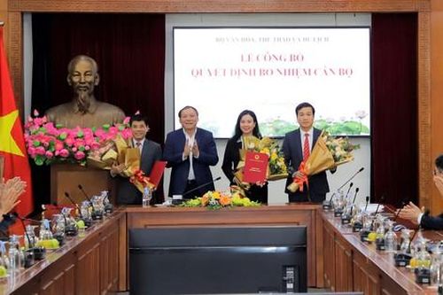 Bộ Văn hóa, Thể thao và Du lịch bổ nhiệm 4 nữ lãnh đạo cấp vụ theo cơ cấu mới