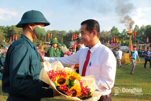 Huyện Long Thành hoàn thành giao quân năm 2023