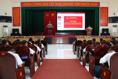 Học viện Hải quân: Tập huấn công tác công nghệ thông tin và quy định về an toàn thông tin, an ninh mạng
