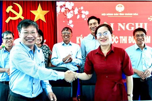 Hội Nông dân tỉnh Khánh Hòa: Ký kết giao ước thi đua năm 2023