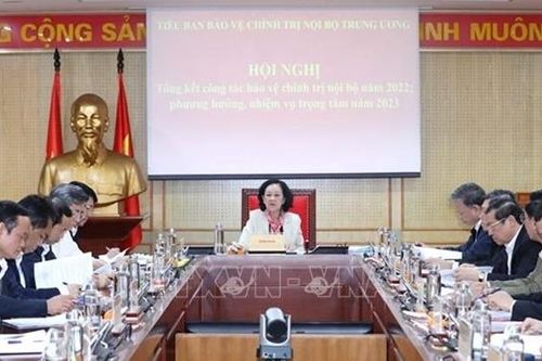 Tiểu ban Bảo vệ chính trị nội bộ Trung ương họp phiên thứ nhất năm 2023