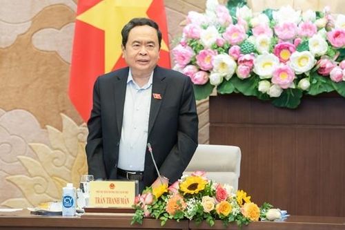 Phó Chủ tịch Thường trực Quốc hội Trần Thanh Mẫn làm việc với Văn phòng Quốc hội
