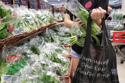 Dự luật để thực hiện phí túi ni lông bắt buộc tại các siêu thị được trình lên Quốc hội Singapore