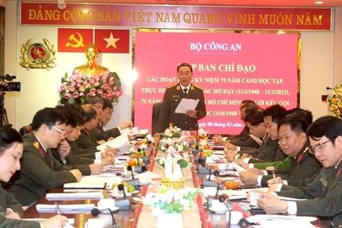 Tổ chức chu đáo các hoạt động kỷ niệm 75 năm CAND học tập, thực hiện 6 điều Bác Hồ dạy