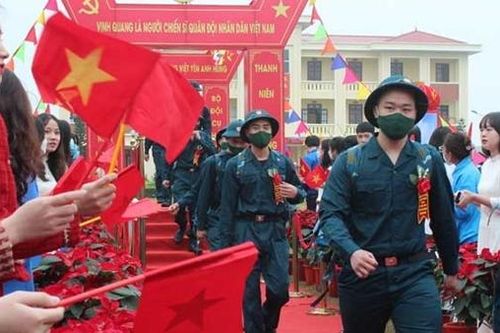 Xúc động lễ tiễn công dân thực hiện nghĩa vụ CAND