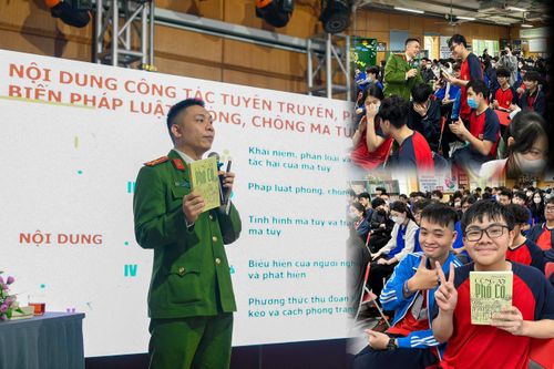 Buổi tuyên truyền thú vị về phòng, chống ma túy cho học sinh lớp 10 ở Cầu Giấy