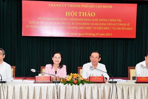 Đẩy mạnh xây dựng, chỉnh đốn Đảng và hệ thống chính trị tại TPHCM