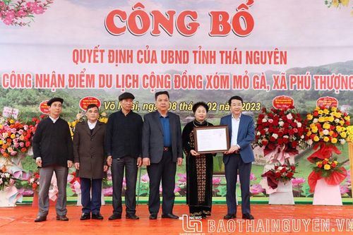 Võ Nhai: Công bố Điểm du lịch cộng đồng xóm Mỏ Gà