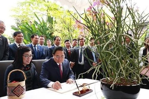 Singapore định danh loài hoa lan mới theo tên Thủ tướng Phạm Minh Chính và phu nhân