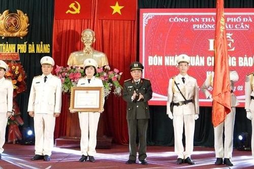 Phòng Hậu cần Công an Đà Nẵng được tặng Huân chương Bảo vệ Tổ quốc