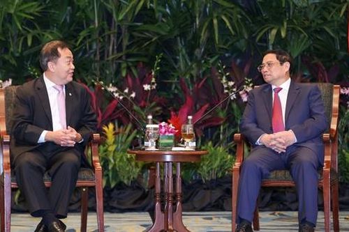 Thủ tướng tiếp lãnh đạo các tập đoàn lớn của Singapore