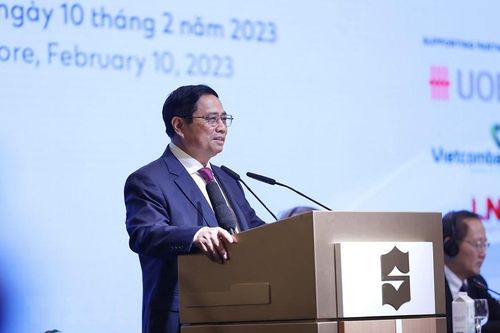 Thủ tướng Phạm Minh Chính dự Diễn đàn Doanh nghiệp Việt Nam-Singapore