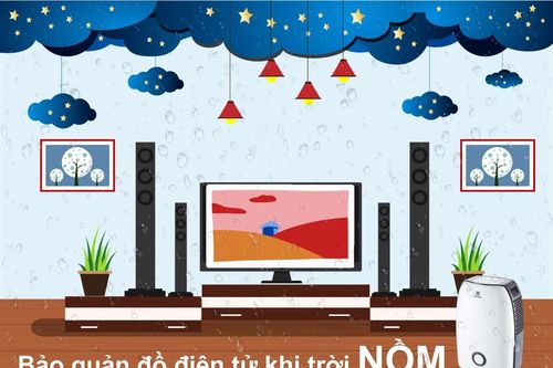 Bảo quản đồ điện tử khi trời nồm