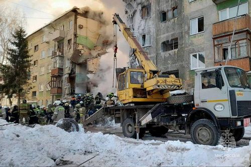 Tổng thống Nga gọi vụ nổ khí gas tại Novosibirsk là 'thảm kịch lớn'