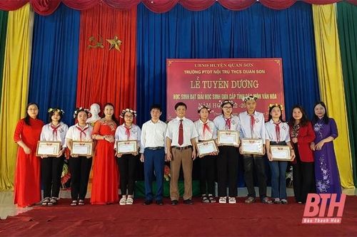 Trường Phổ thông dân tộc nội trú THCS huyện Quan Sơn: Hơn 20 năm xây dựng và trưởng thành