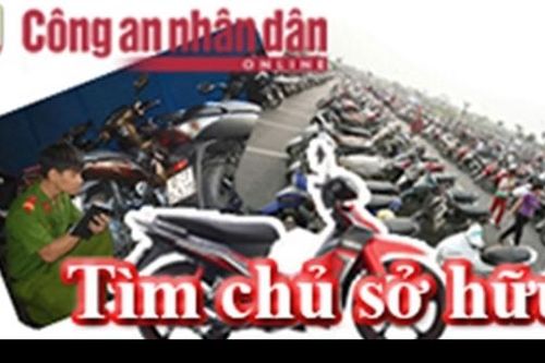 Tìm chủ sở hữu xe môtô Honda