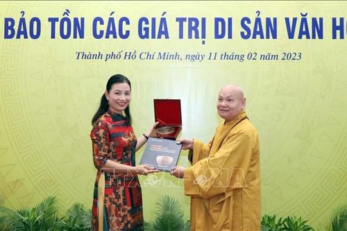 Xây dựng ý thức, bảo tồn và phát huy các di sản văn hóa Phật giáo Việt Nam