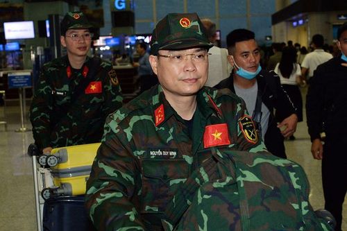 Đoàn Quân đội nhân dân Việt Nam trước giờ lên đường thực hiện nhiệm vụ tại Thổ Nhĩ Kỳ