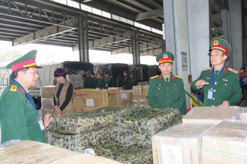 Quân đội tập kết 35 tấn vật chất cho lực lượng sang làm nhiệm vụ tại Thổ Nhĩ Kỳ