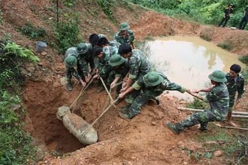 Binh chủng Công binh thi công 1.466 dự án rà phá bom, mìn