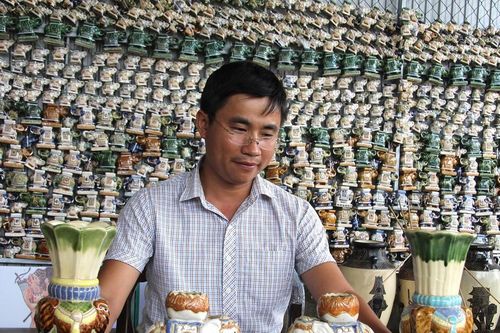 Giữ hồn voi trên gốm cổ
