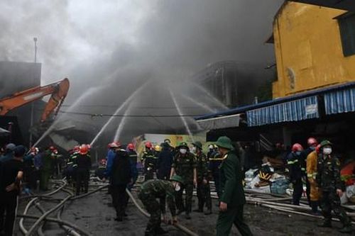 Hải Phòng thông tin về vụ cháy chợ Tam Bạc