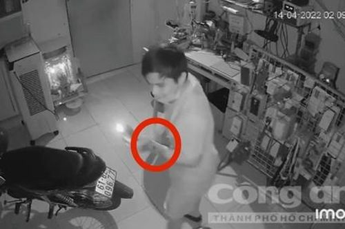 Bắt siêu trộm chuyên đột nhập các tiệm điện thoại ở Bình Dương
