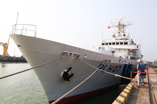 Tàu tuần tra của Lực lượng bảo vệ bờ biển Nhật Bản cập cảng Tiên Sa