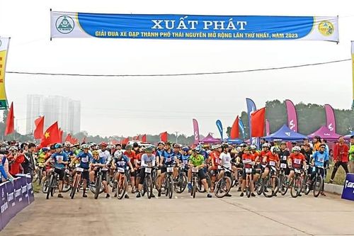 TP Thái Nguyên tổ chức 'Giải đua xe đạp mở rộng lần thứ nhất' năm 2023