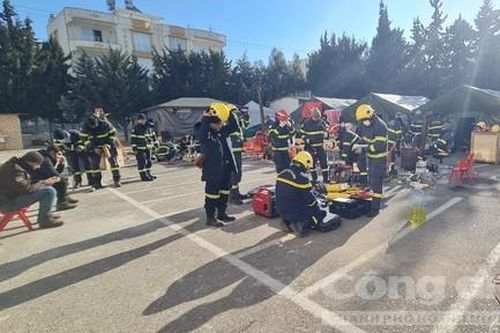 Đội CNCH Việt Nam tìm kiếm nạn nhân tại hiện trường mới ở TP.Adiyaman