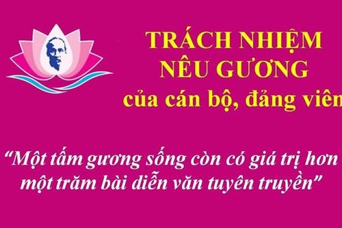 Trách nhiệm nêu gương và lá phiếu tín nhiệm