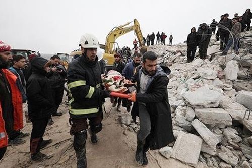 Quốc tế hướng về tâm chấn, Syria tranh thủ nguồn lực