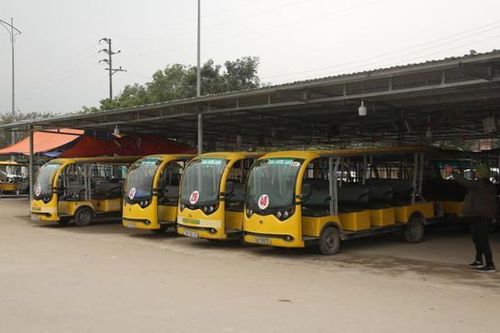 Huyện Mỹ Đức xin thêm xe chạy điện phục vụ hành khách tại Chùa Hương