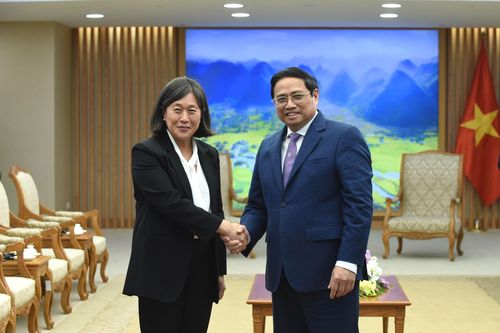 Thủ tướng Phạm Minh Chính tiếp Đại diện Thương mại Hoa Kỳ Katherine Tai
