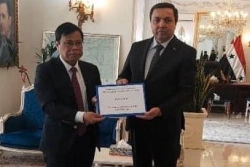 Đại sứ quán Việt Nam quyên góp khắc phục hậu quả động đất ở Syria