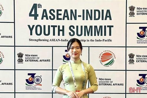 Nữ Thượng úy Công an Hà Tĩnh dự Hội nghị thanh niên ASEAN - Ấn Độ