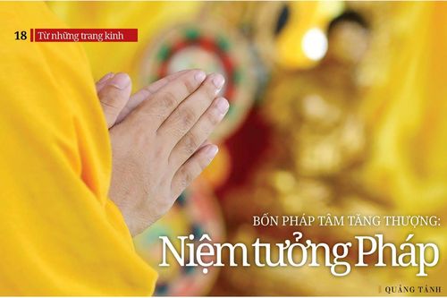 Bốn pháp tâm tăng thượng: Niệm tưởng Pháp