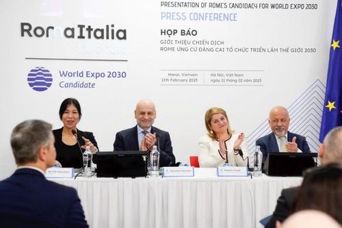 Quảng bá chiến dịch Rome ứng cử đăng cai World Expo 2030 tại Việt Nam