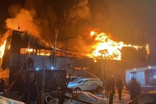 Cháy lớn gần viện nghiên cứu thiết bị vô tuyến ở Moscow