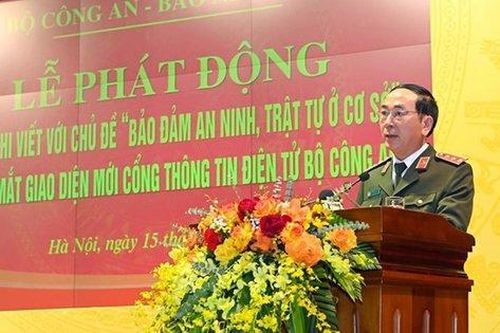 Bộ Công an phát động cuộc thi viết 'Bảo đảm an ninh, trật tự ở cơ sở'