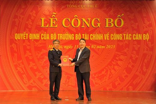 Công bố quyết định về việc điều động, bổ nhiệm và giao Quyền Tổng cục trưởng Tổng cục Thuế