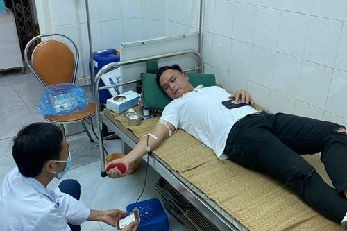 Thượng úy công an kịp thời hiến máu hiếm cứu người