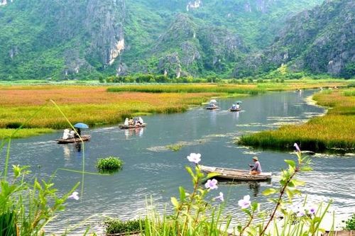 Ngao du đầm Vân Long (Ninh Bình) - Ngắm cảnh đẹp non nước hữu tình