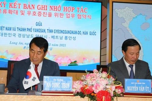 Doanh nghiệp Hàn Quốc tìm hiểu môi trường đầu tư tại Long An