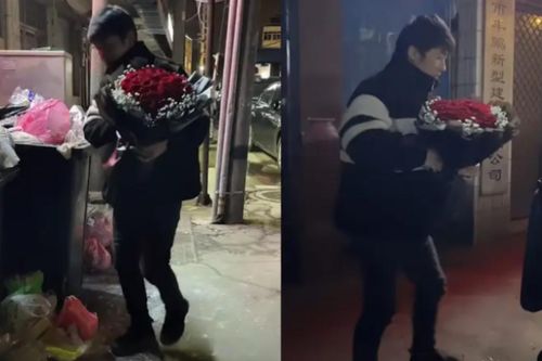 Chồng nhặt hoa trong thùng rác tặng vợ dịp Valentine, phản ứng của người vợ gây bất ngờ